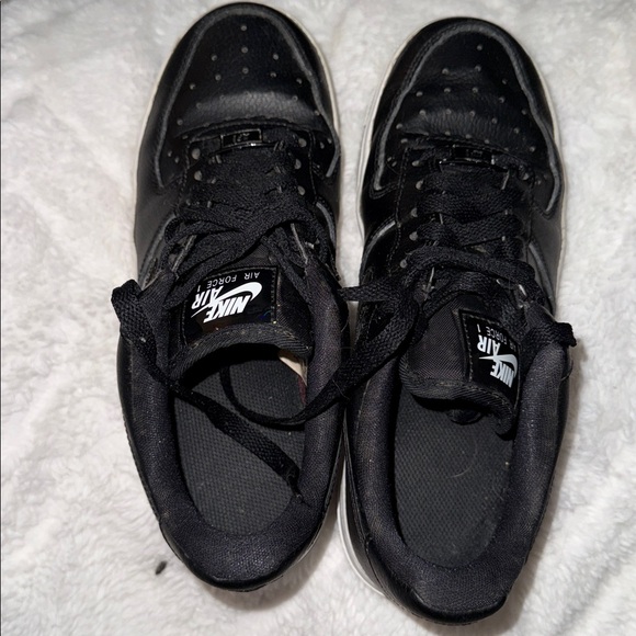 Nike Air Force 1 Black iridescent, low top Sneakers size 7 - Picture 8 of 8